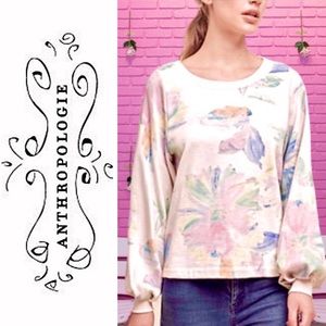 Anthropologie Saturday Sunday Floral Sweatshirt 🌸